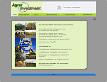 Tablet Screenshot of agrarinvestment.de